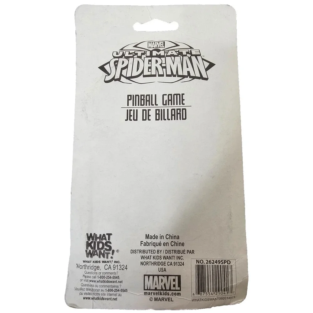 New in package Marvel Ultimate Spider-man pinball game party‎ favor